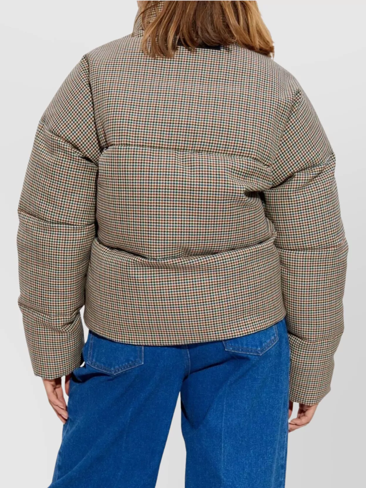 Marni Quilted High Collar Jacket With Side Pockets