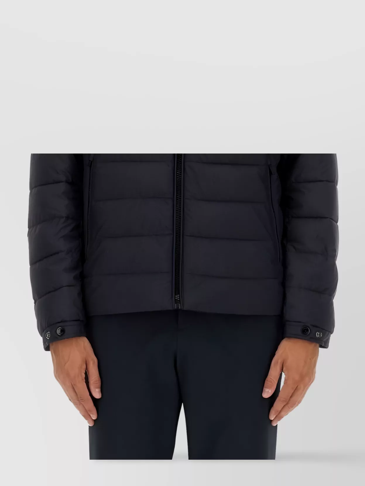 Boss Collar High Padded Zip Pockets Sleeves