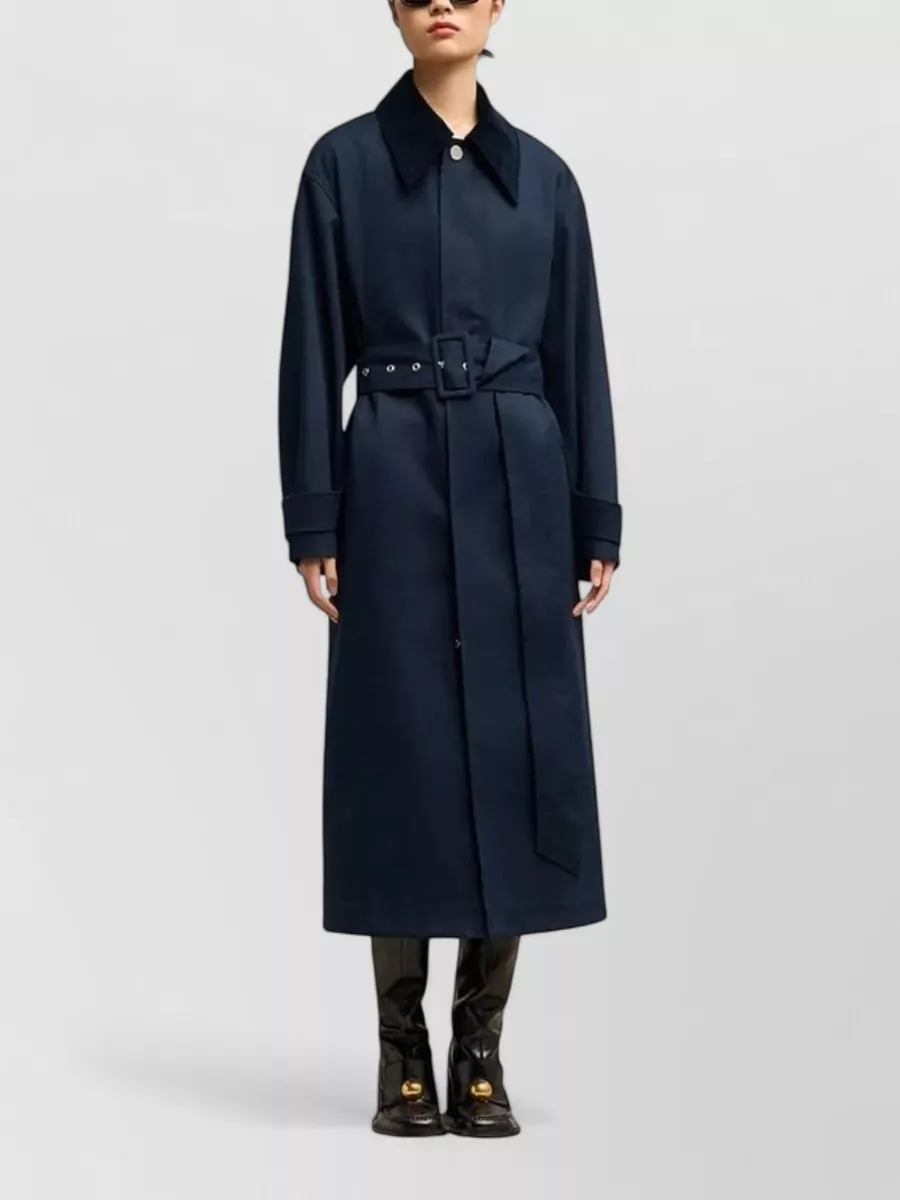Ami Paris Waterproof Belted Trench Coat