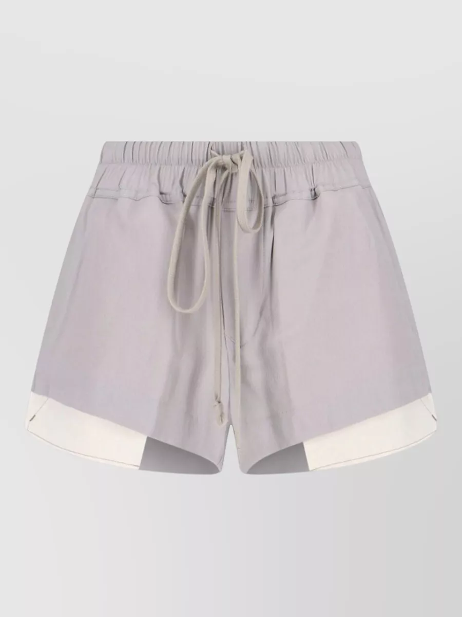 Rick Owens Silk Knee-Length Shorts