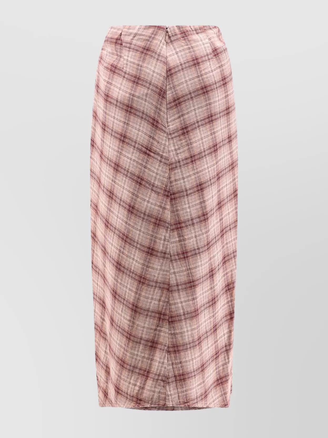 Isabel Marant Étoile Asymmetrical Plaid Midi Skirt With Knot Detail In Multi