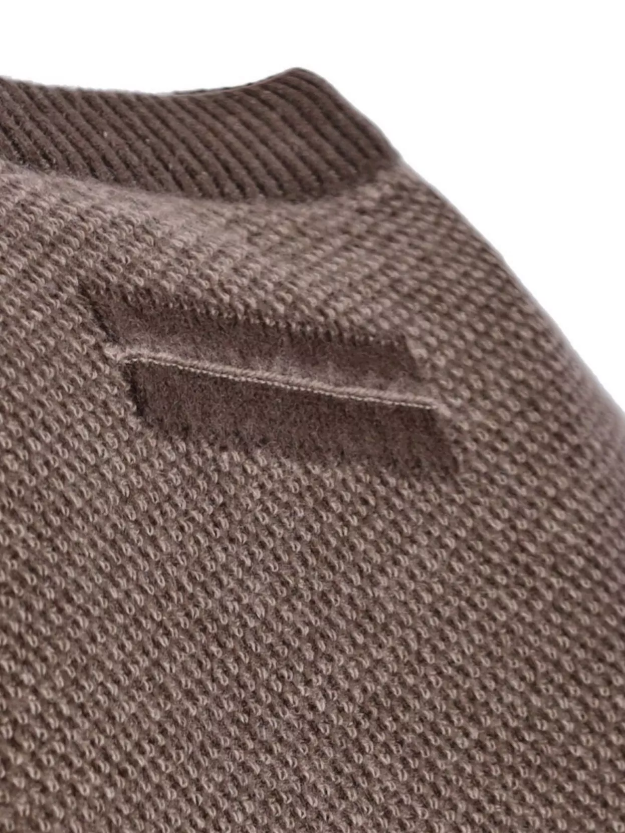 Zegna Textured Knit Long Sleeve Crew Sweater