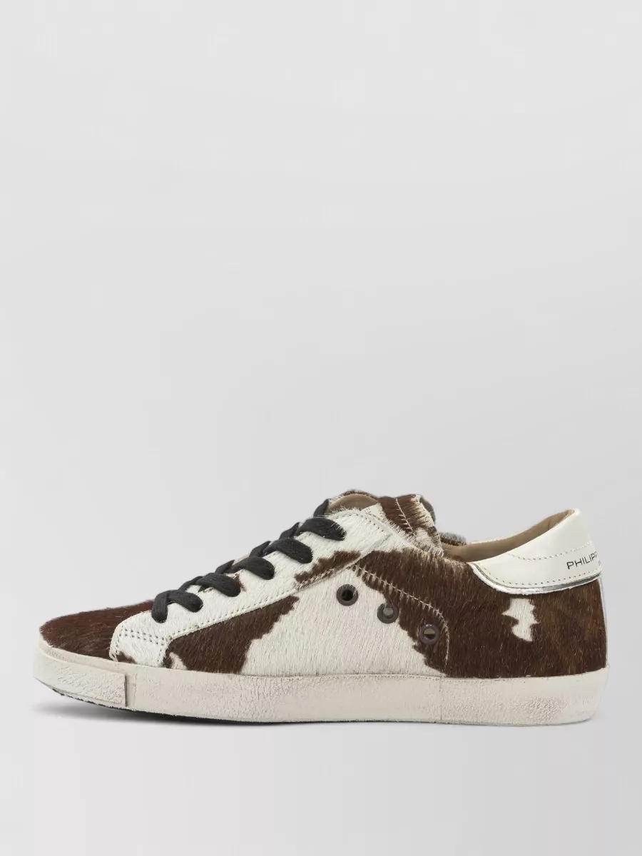 Philippe Model Leather Lace-Up Sneakers