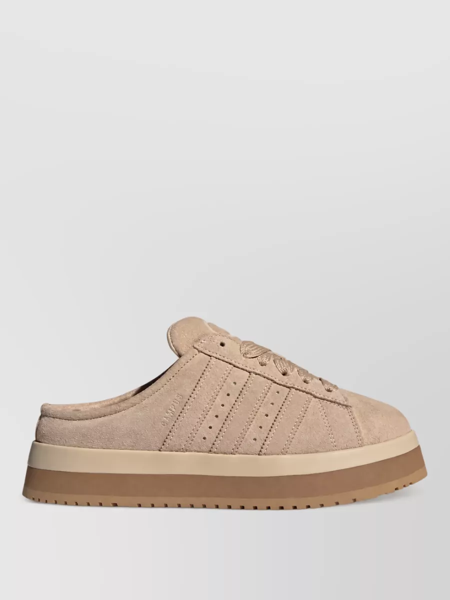 Adidas suede leather mules