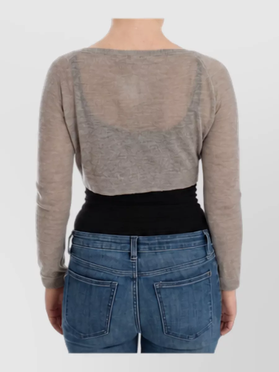 Ermanno Scervino Alpaca Leather Cardigan