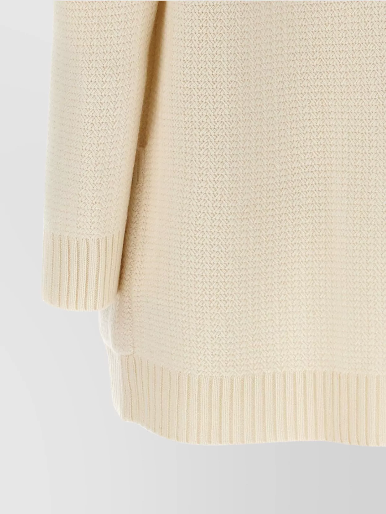 Max Mara Knit Cardigan With Ribbed Cuffs And Hem