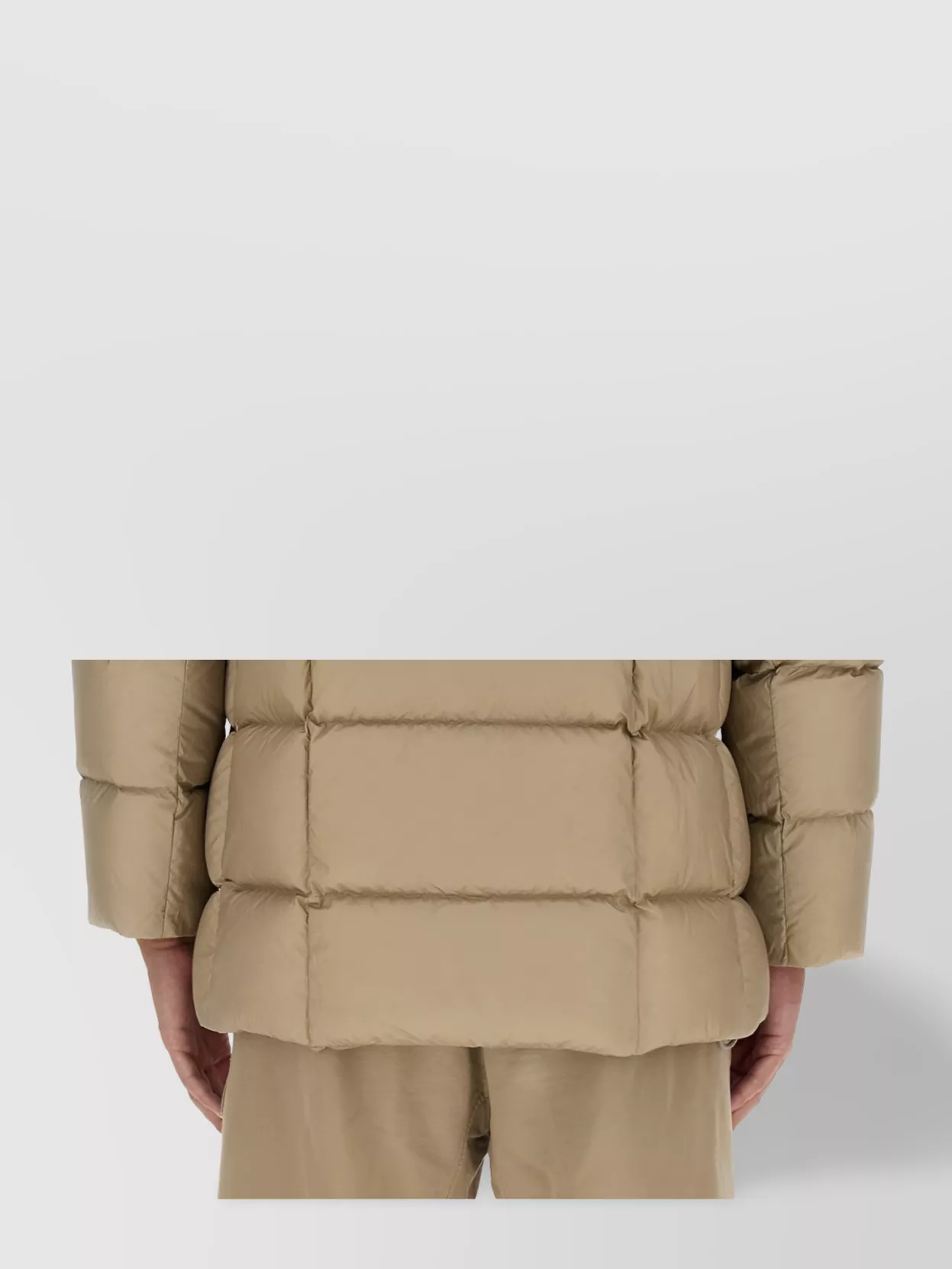 Ten C Oversize Quilted Hooded Jacket