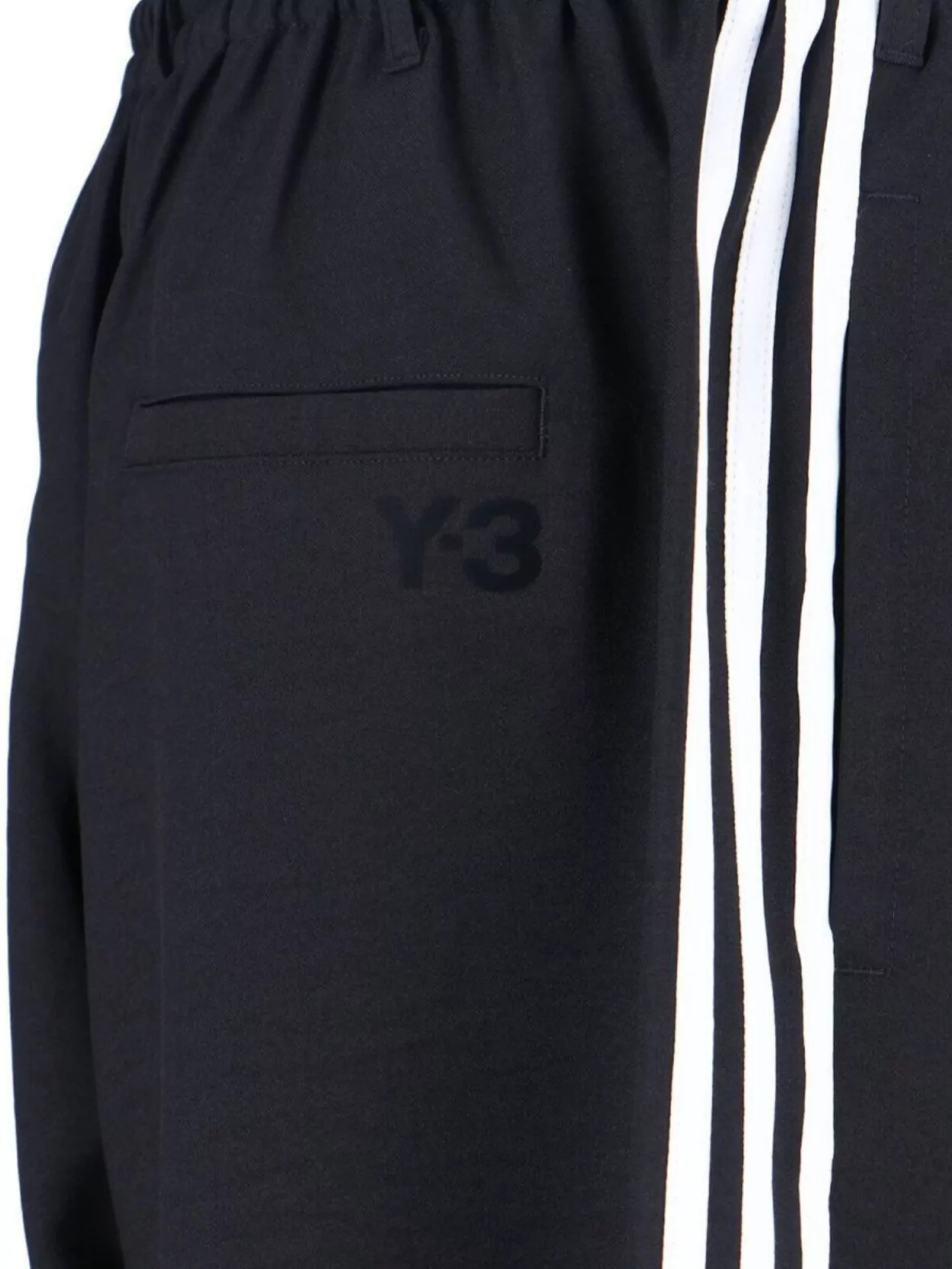 Y-3 Recycled Polyester Mid-Rise Wide-Leg Track Pants