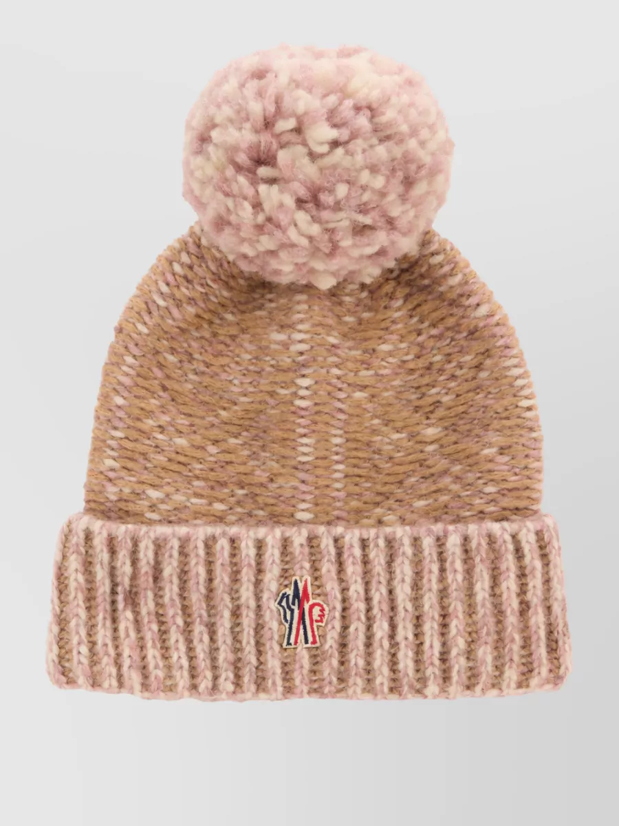 Moncler Grenoble alpaca wool knitted beanie
