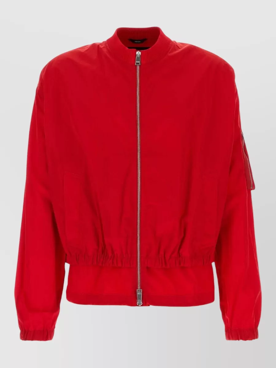 Fendi nylon bomber jacket