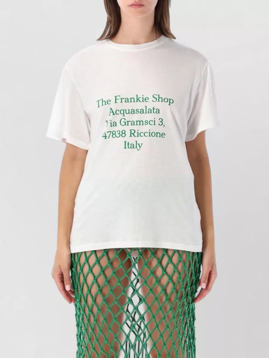 The Frankie Shop printed cotton t-shirt