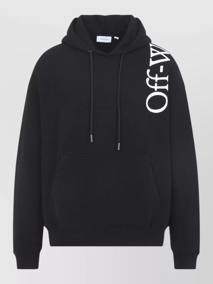 Off-White cotton graphic hoodie