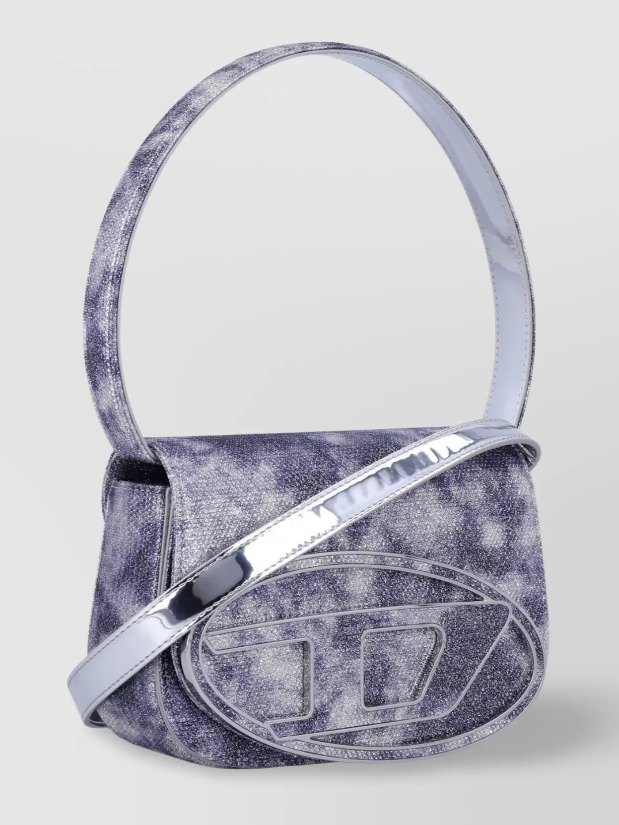 Diesel Glitter Print Shoulder Bag