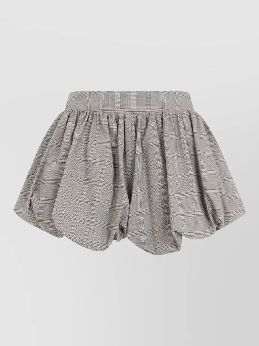 The Frankie Shop Virgin Wool Bubble Hem Shorts