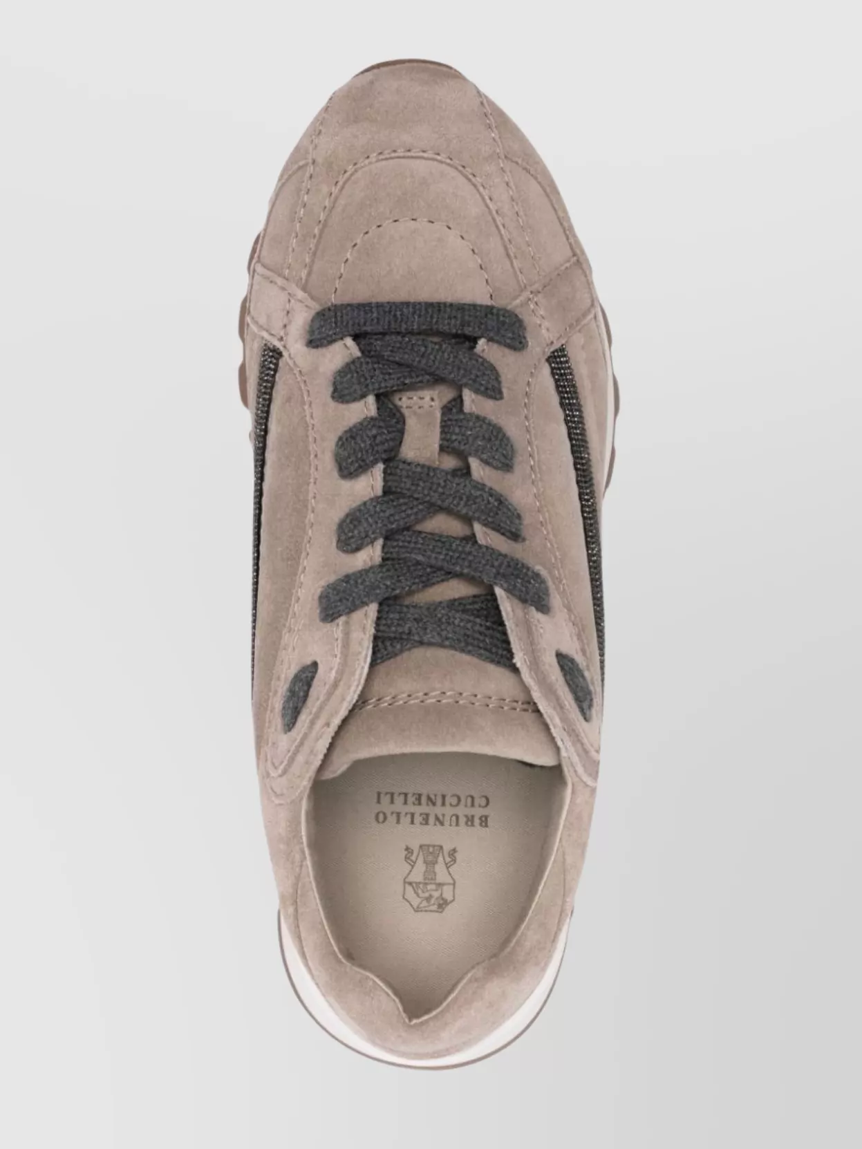 Brunello Cucinelli Suede And Mesh Sneakers