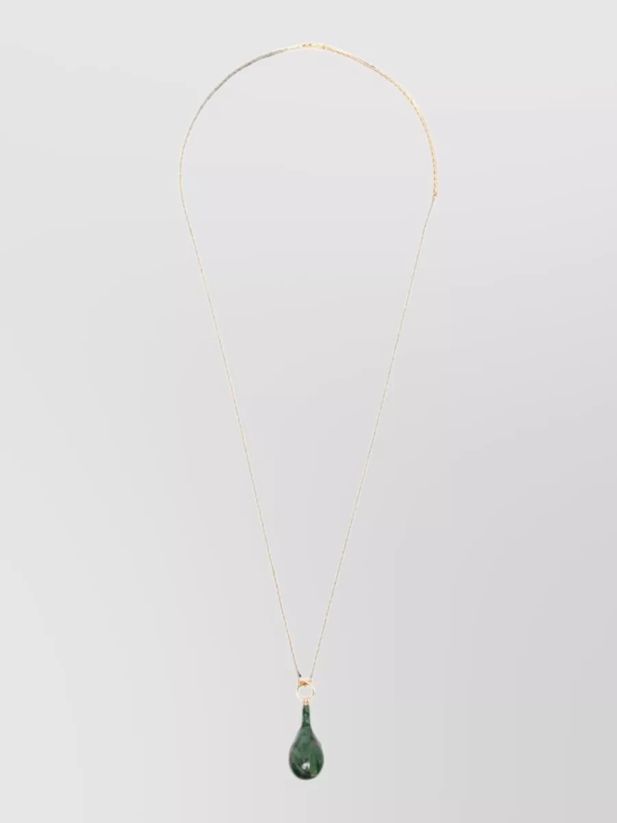 Totême jade pendant necklace