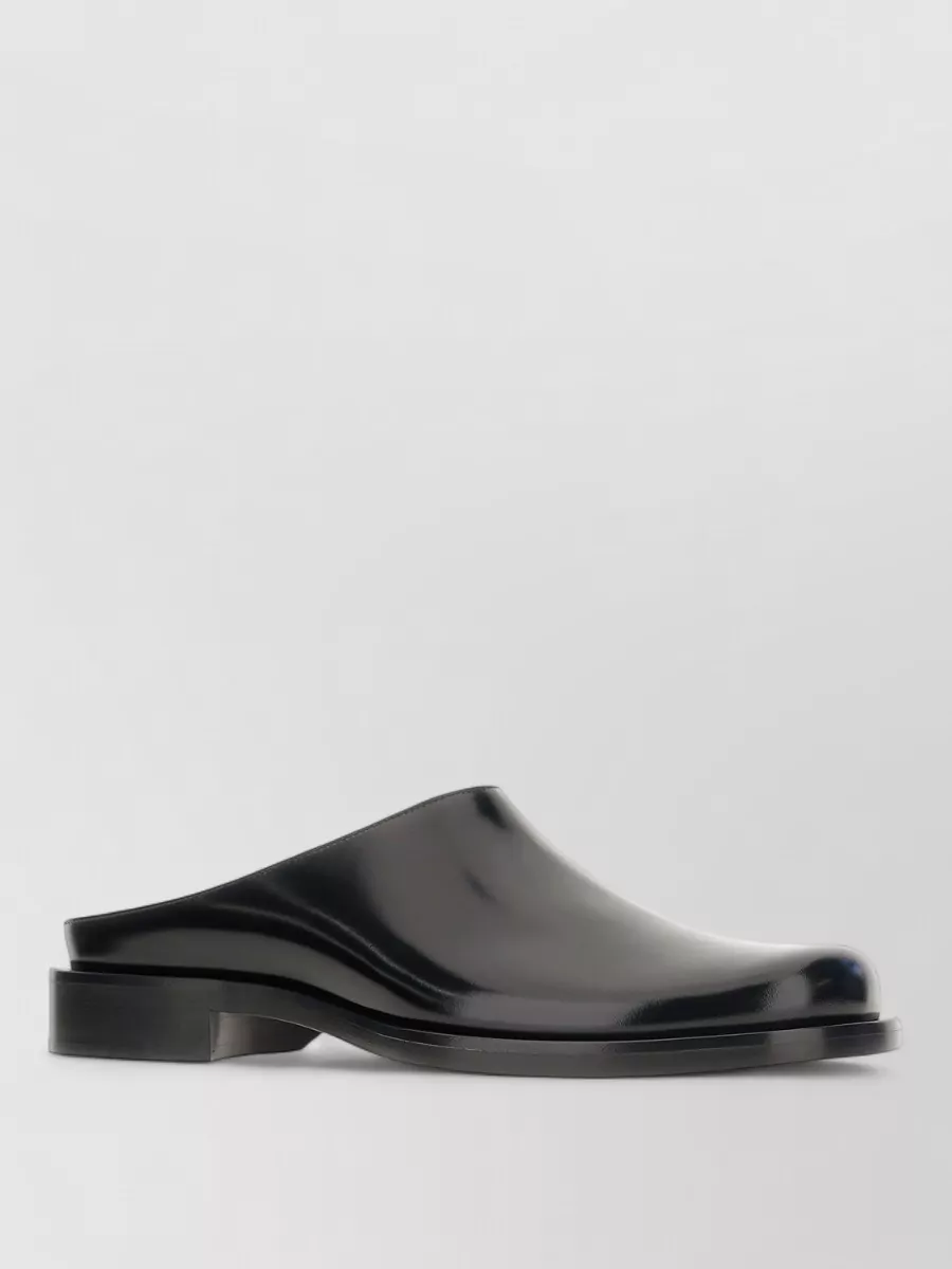 Saint Laurent Leather Mules