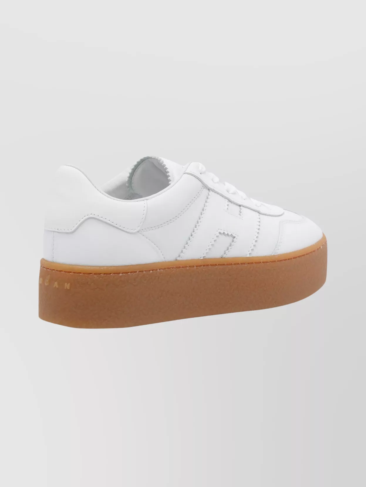 Hogan Stylish Leather Sneakers Platform Sole