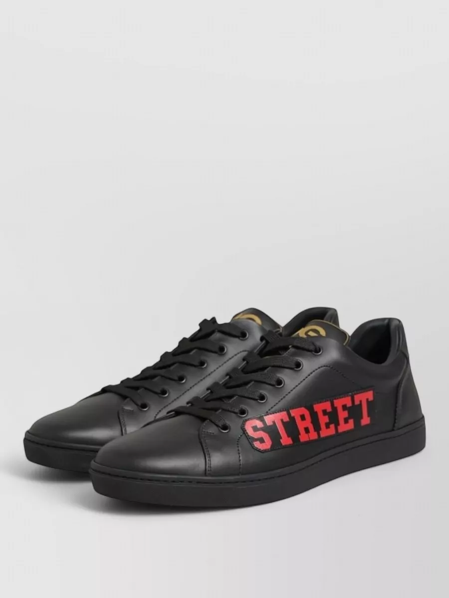 Dolce&Gabbana Leather Low Top Sneakers