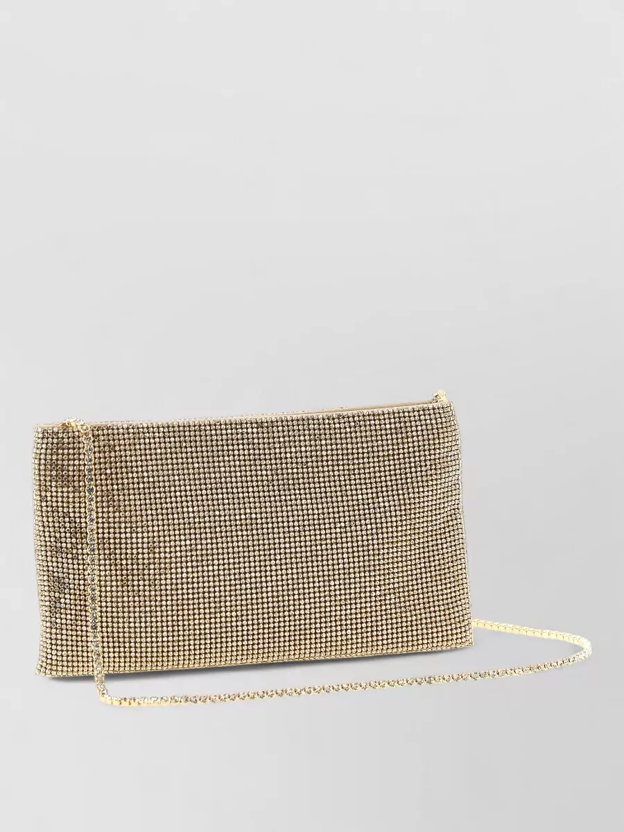 Benedetta Bruzziches Crystal-Embellished Clutch Bag