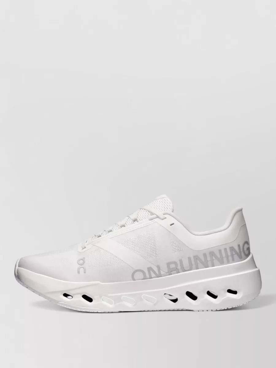 On Cloudsurfer Lace Up Mesh Sneakers Rubber