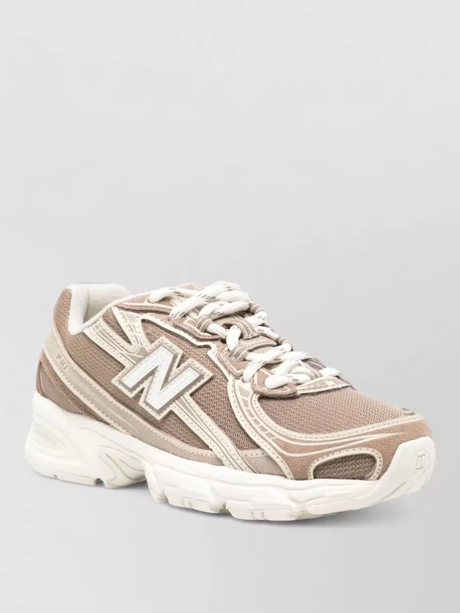 New Balance leather paneled low-top sneakers
