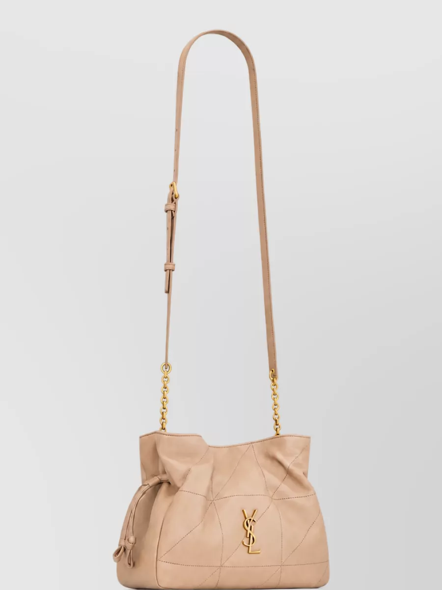 Saint Laurent Lamb Leather Clutch Bag