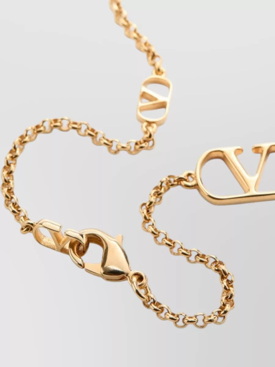 Valentino Garavani Vlogo Signature Rolo Chain Necklace