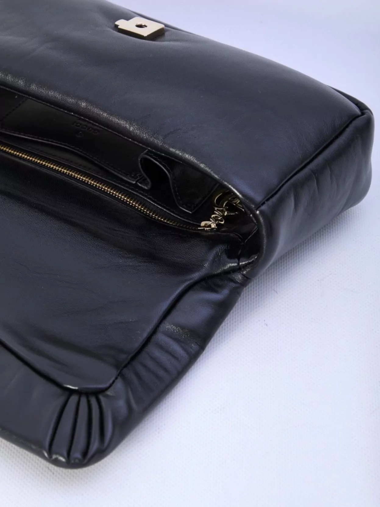 Gucci Womens Black Black Gg Milano Small Top-handle Leather Bag