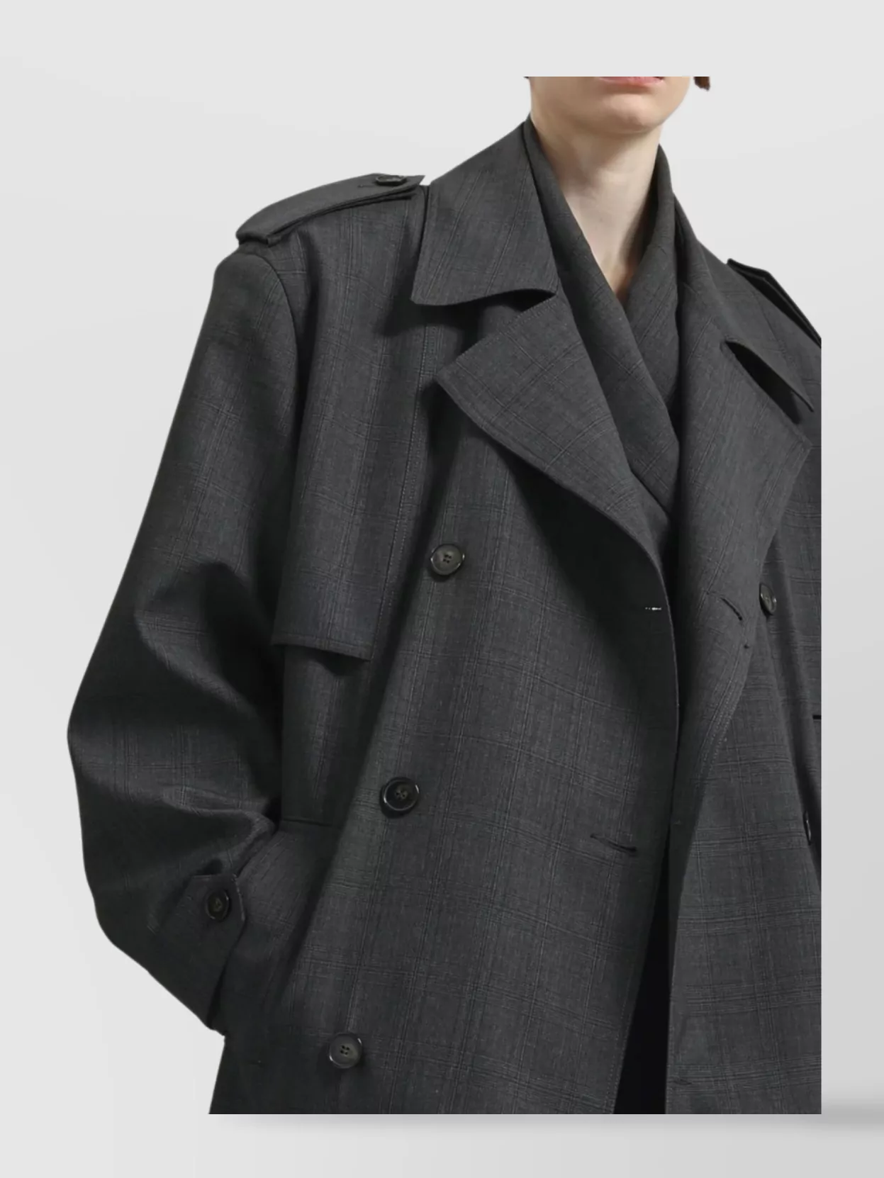 The Frankie Shop Bleecker Oversized Trench Coat