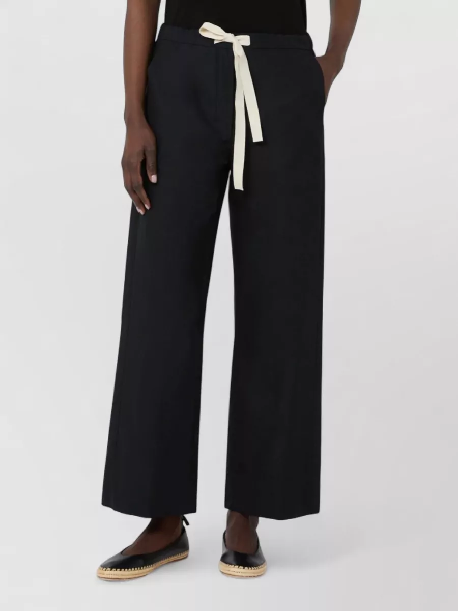 S Max Mara Argento Wide Leg Womens Trousers