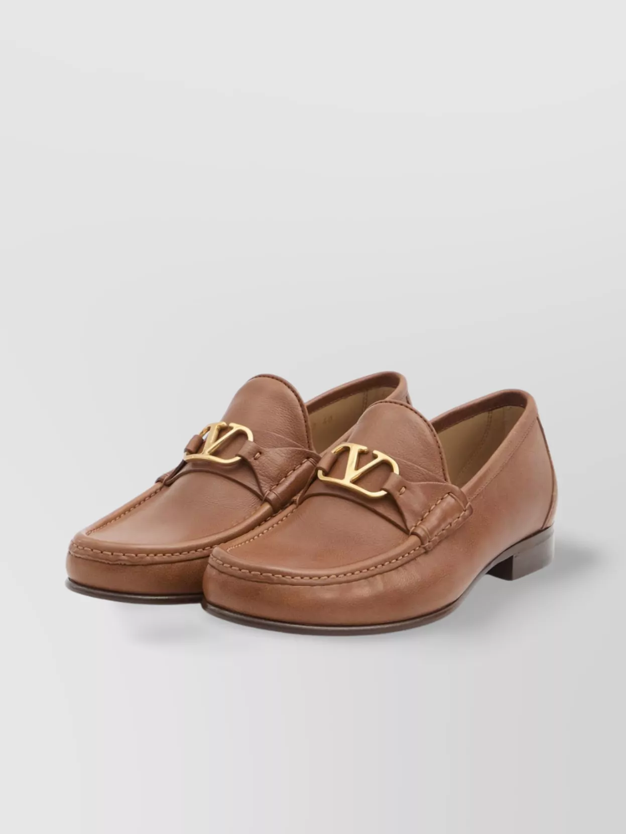 Valentino Garavani Vlogo Leather Sole Loafers