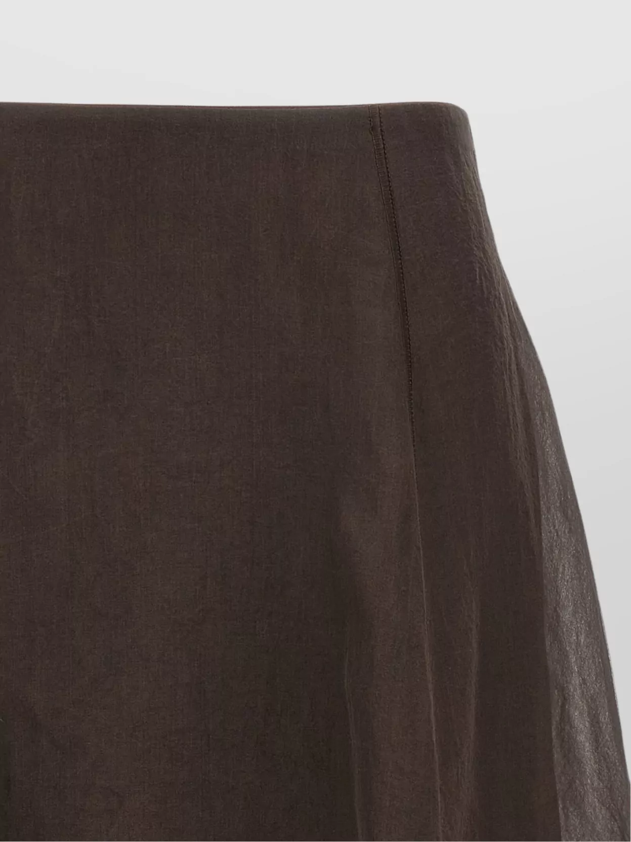 Brunello Cucinelli Sheer Overlay A-Line Silhouette Skirt