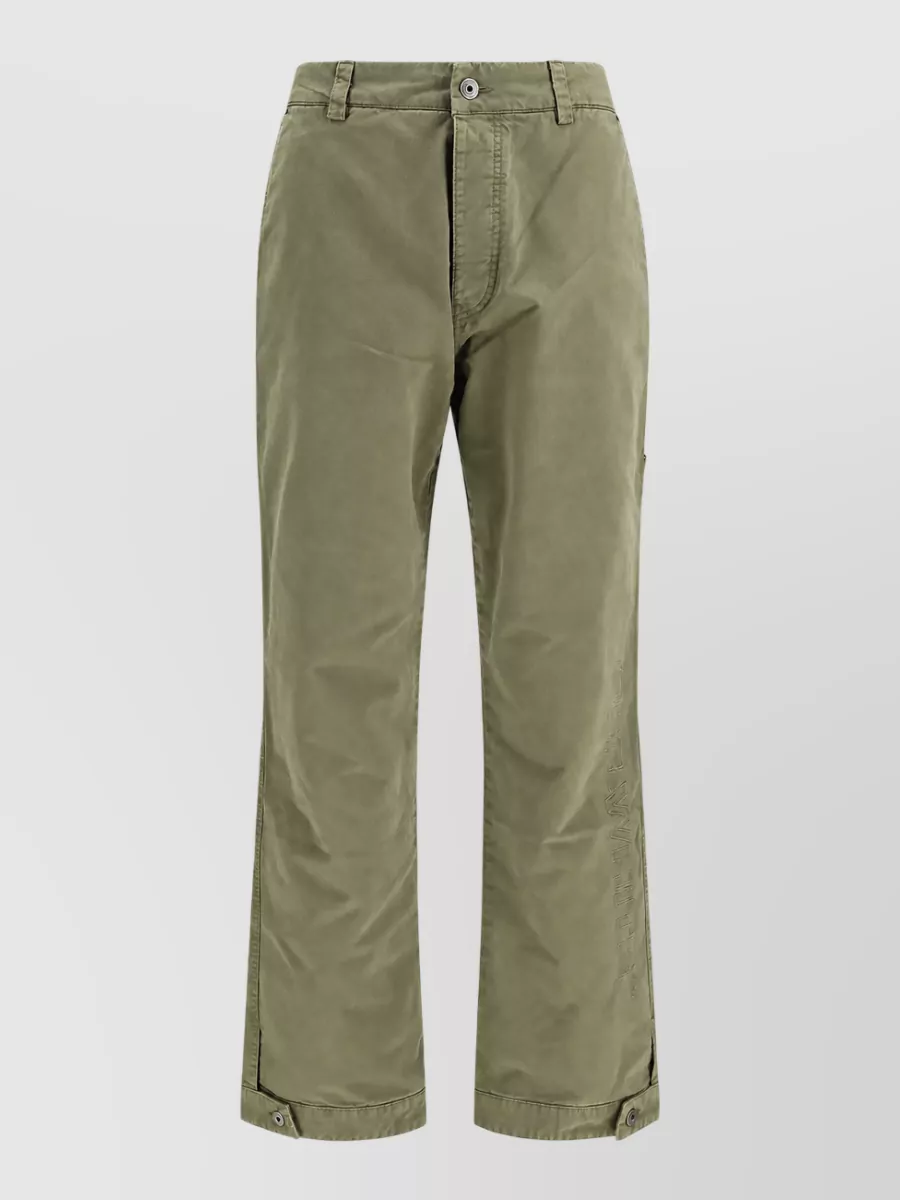 Off-White cotton straight-leg cargo shorts