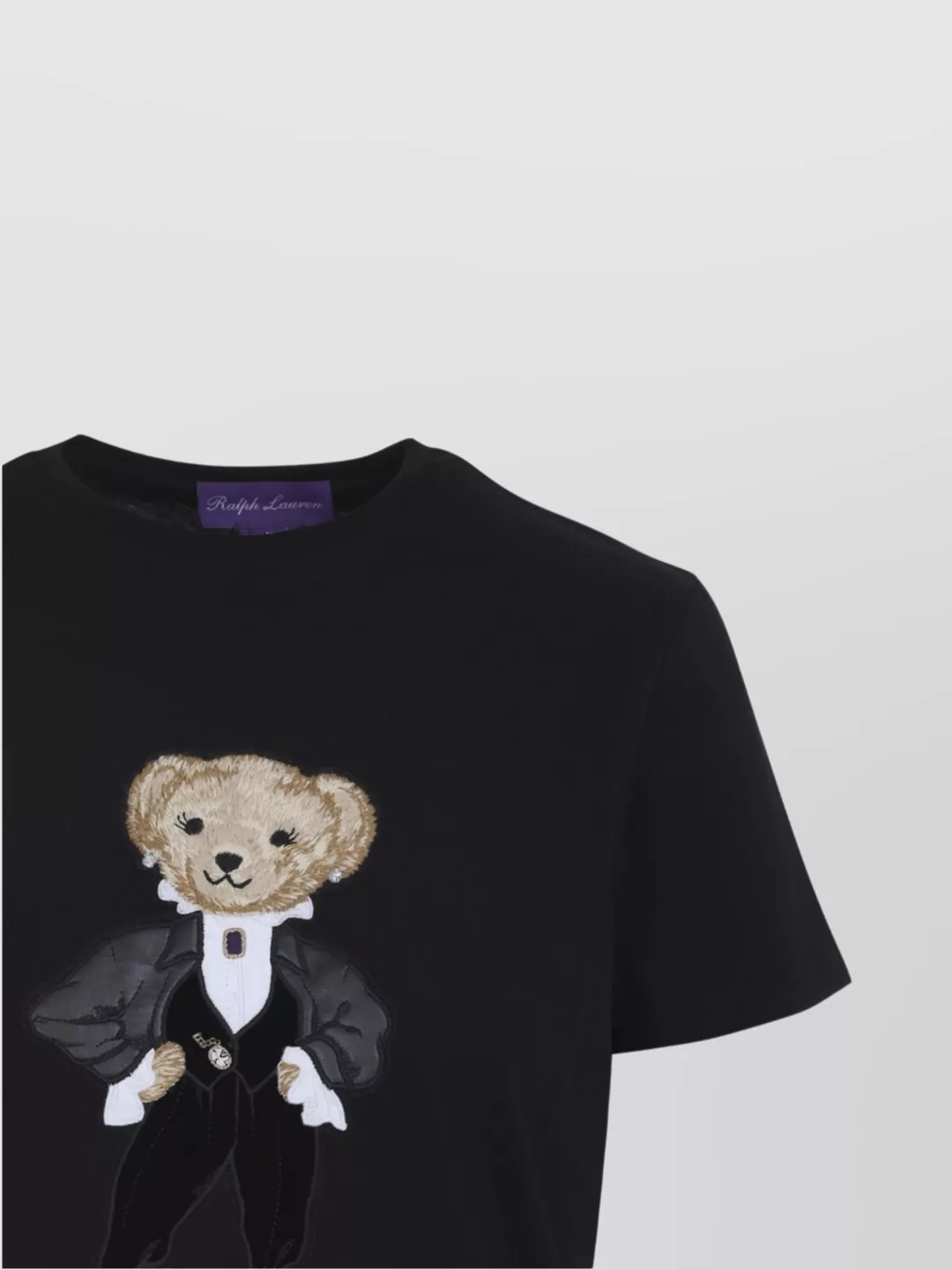 Ralph Lauren Collection Graphic Print Crew Neck Short Sleeve Top