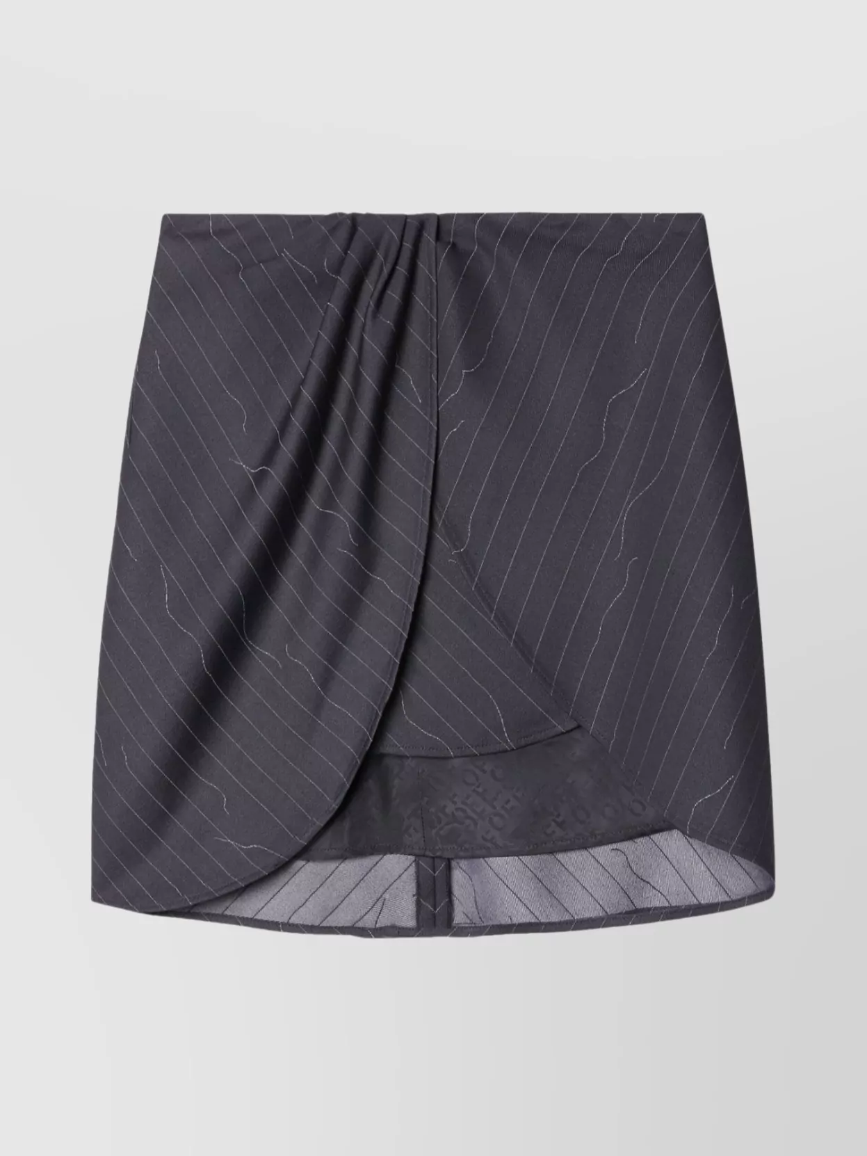 Shop Off-white Layered Asymmetrical Wrap Skirt