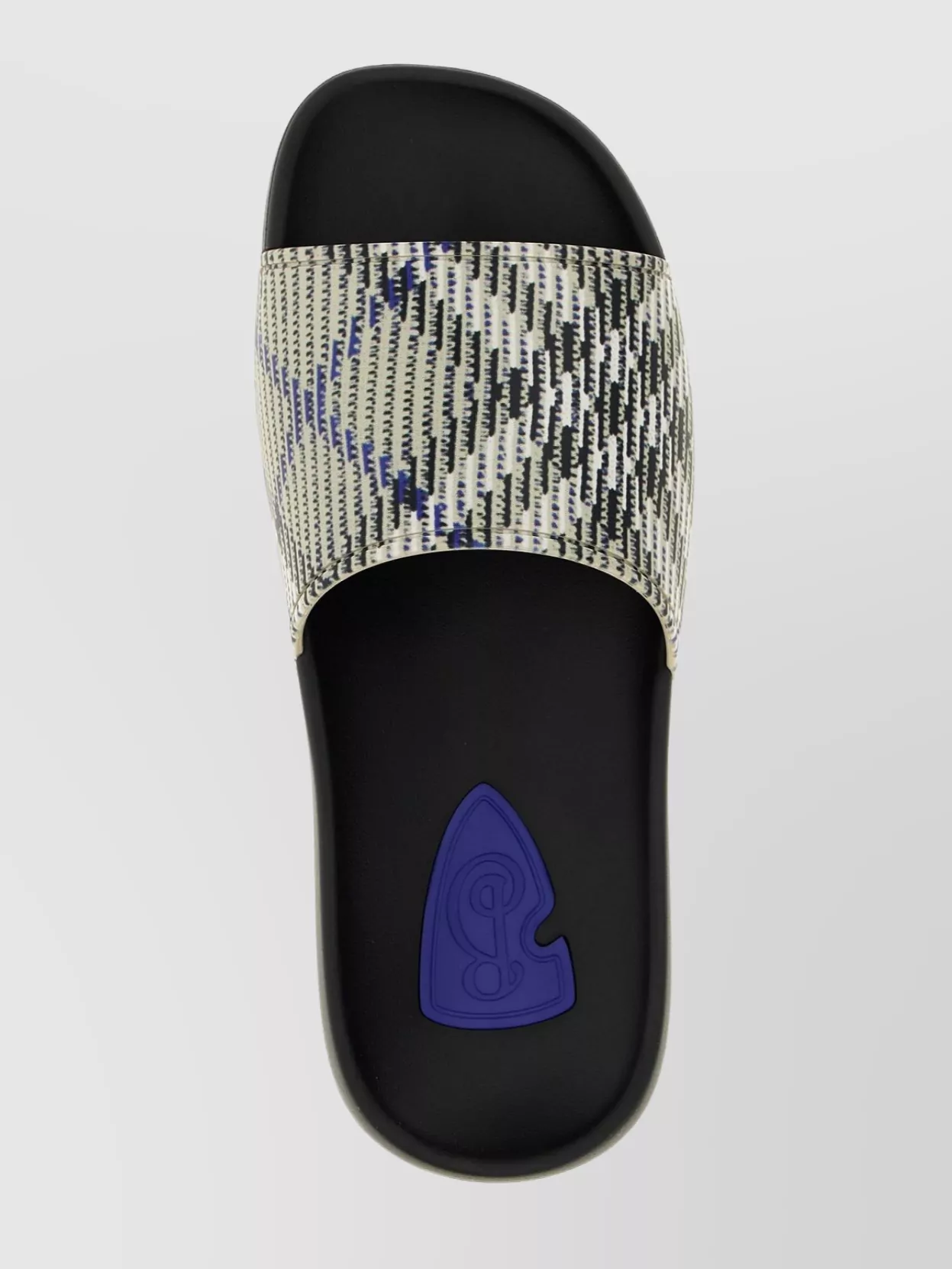 Burberry Slide Sandals Patterned Flat Sole