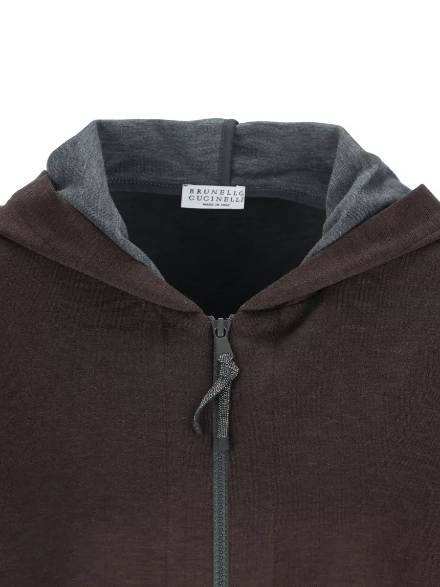 Brunello Cucinelli Hooded Zip Sweatshirt