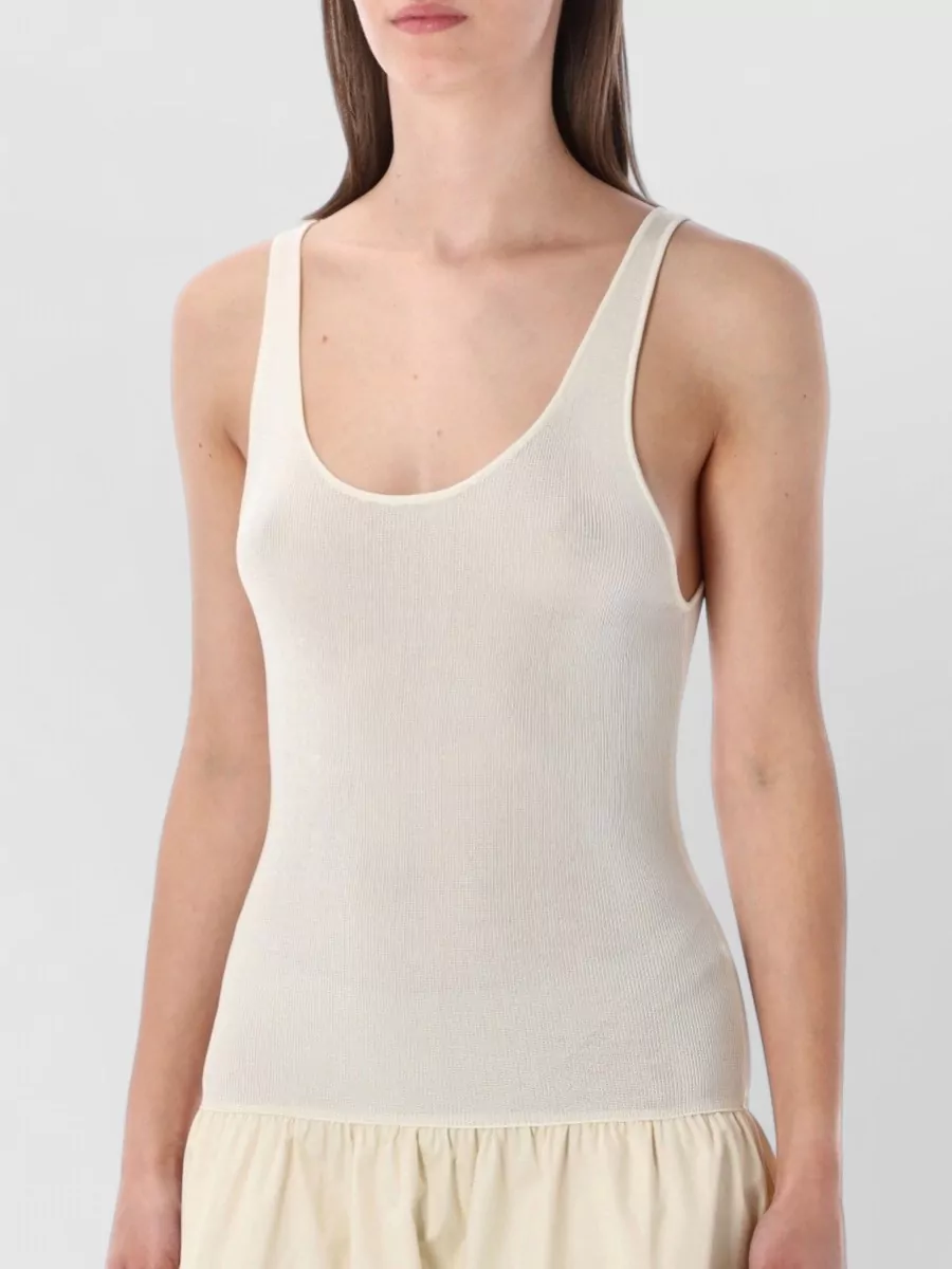 The Frankie Shop Sleeveless Scoop-Neck Drop-Waist Maxi Dress