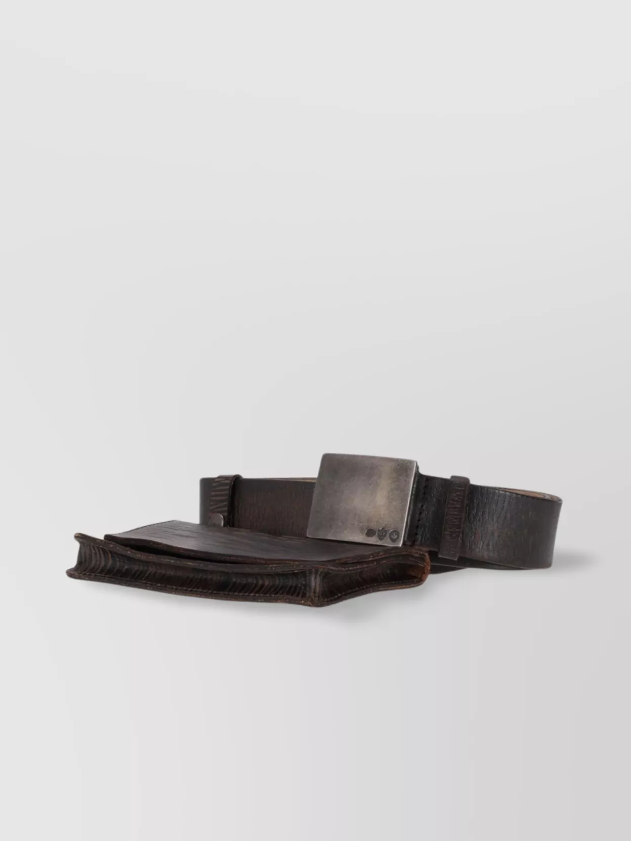 Dsquared2 Adjustable Textured Buckle Belts