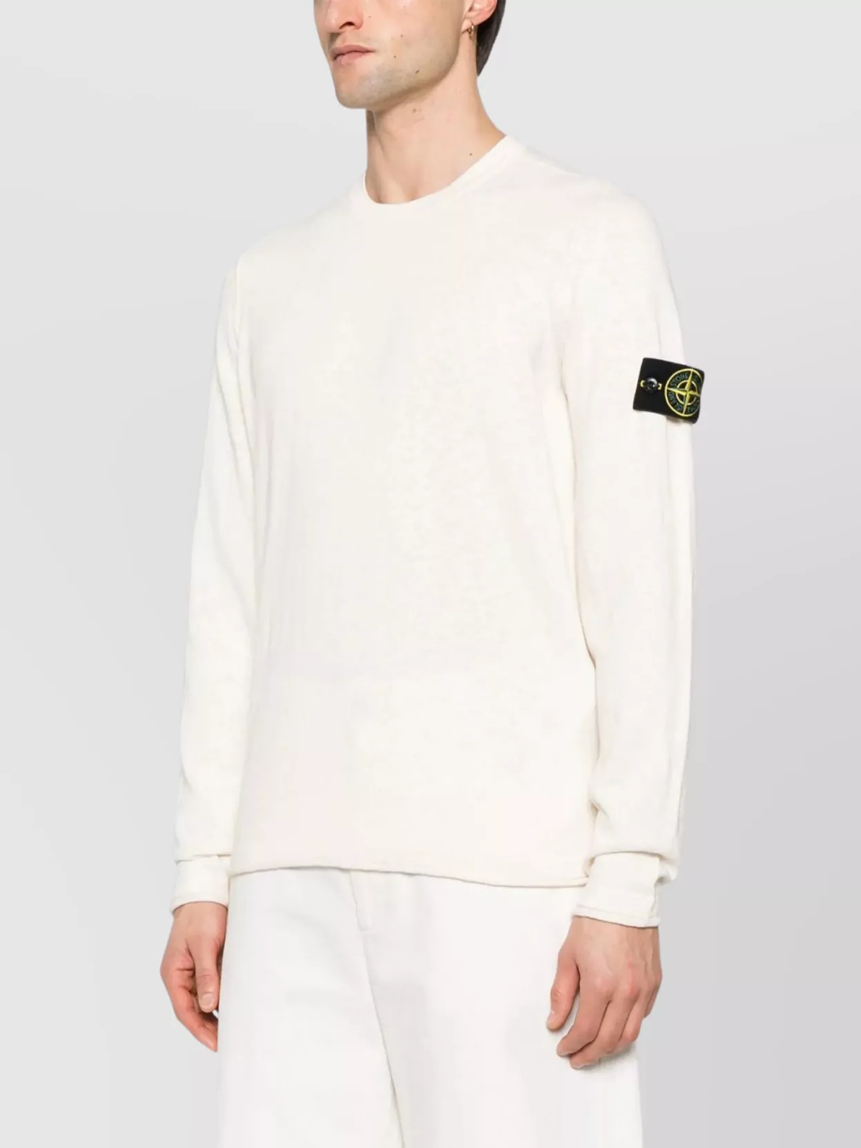 Stone Island Crew Neck Sweater Badge