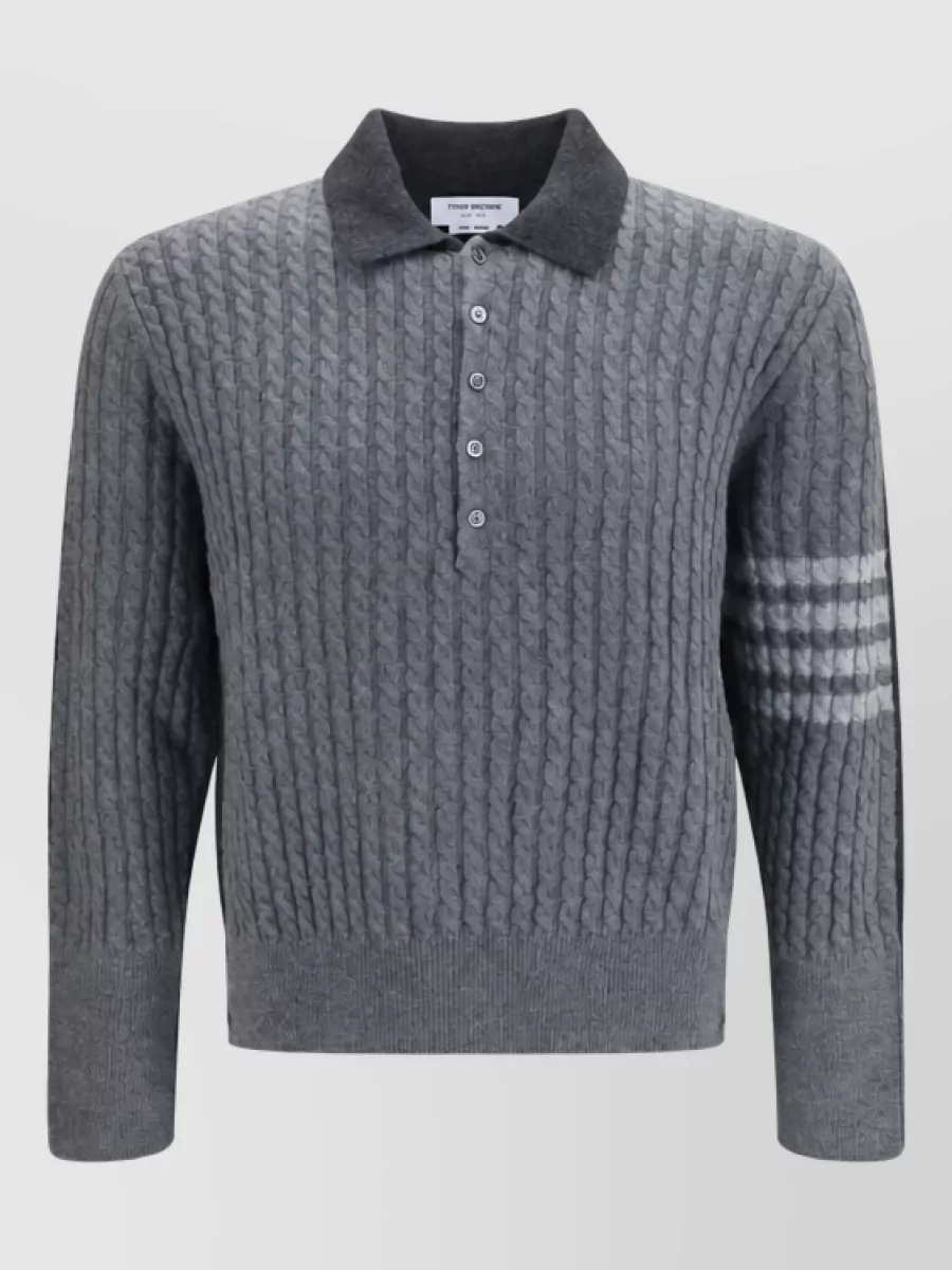Thom Browne wool polo shirt