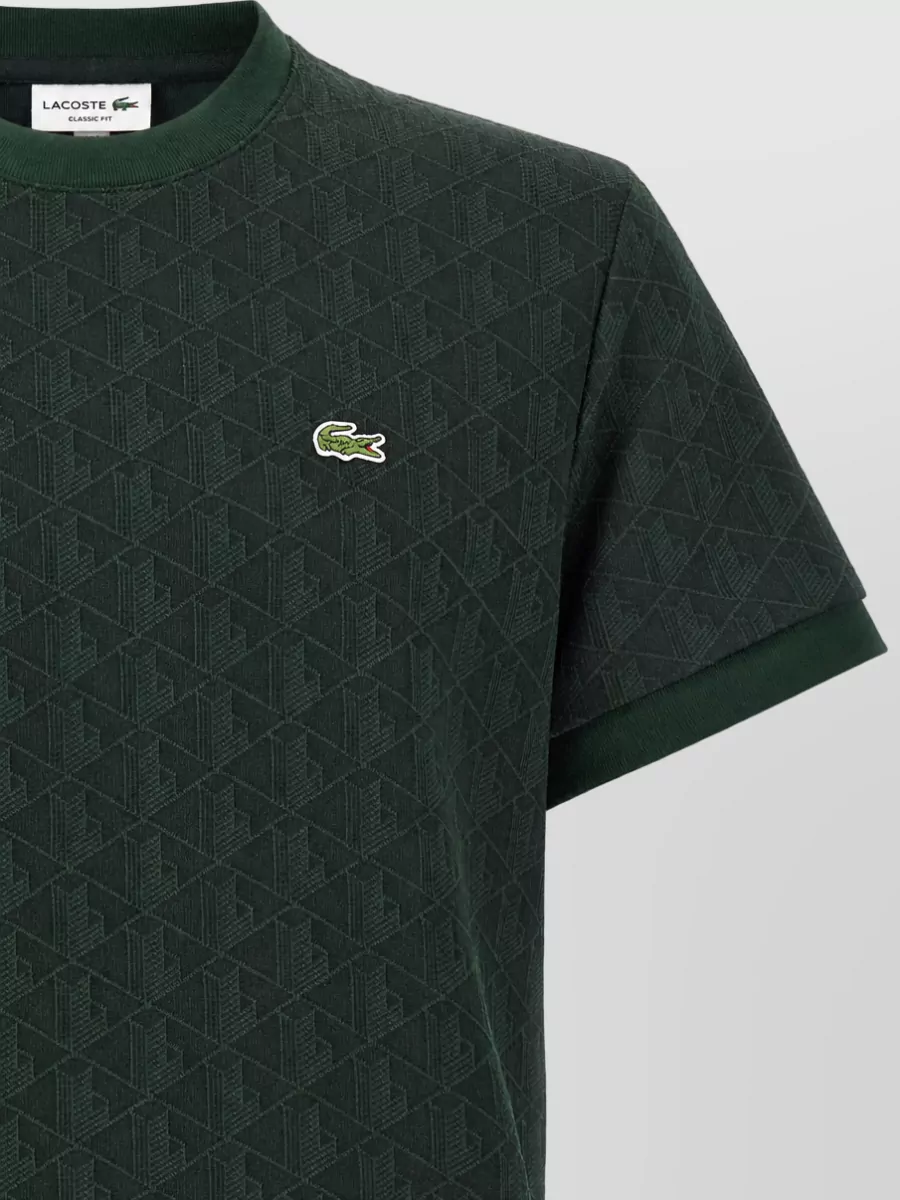 Lacoste Jacquard Monogram T-Shirt