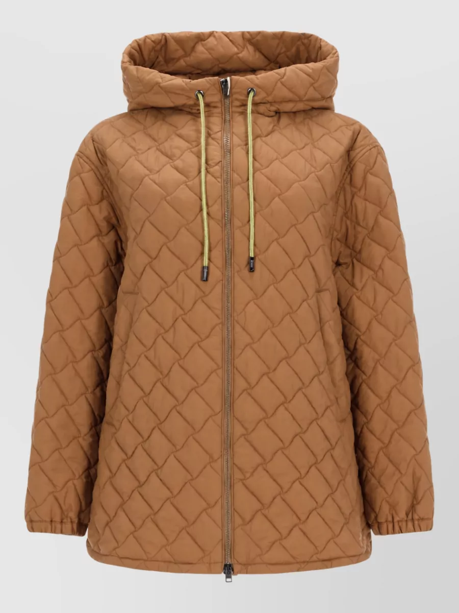 Herno Quilted hooded oversized coat
