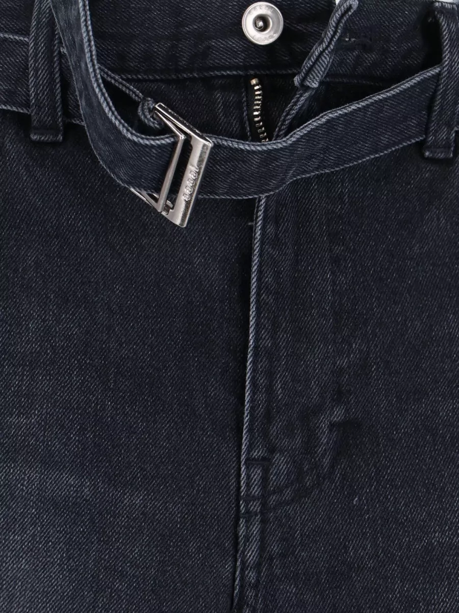 Sacai Tailored Trousers Belt Loops Pockets Design