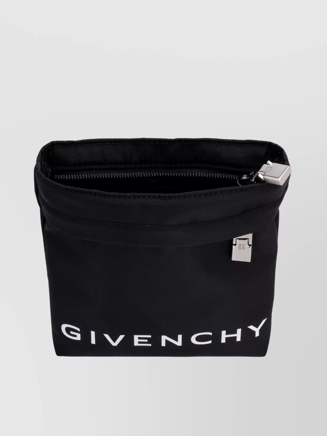 Givenchy Compact Nylon Messenger Bag With Faux Leather Strap