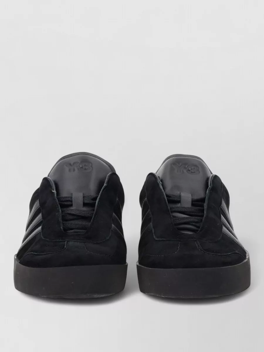 Y-3 leather lace-up sneakers