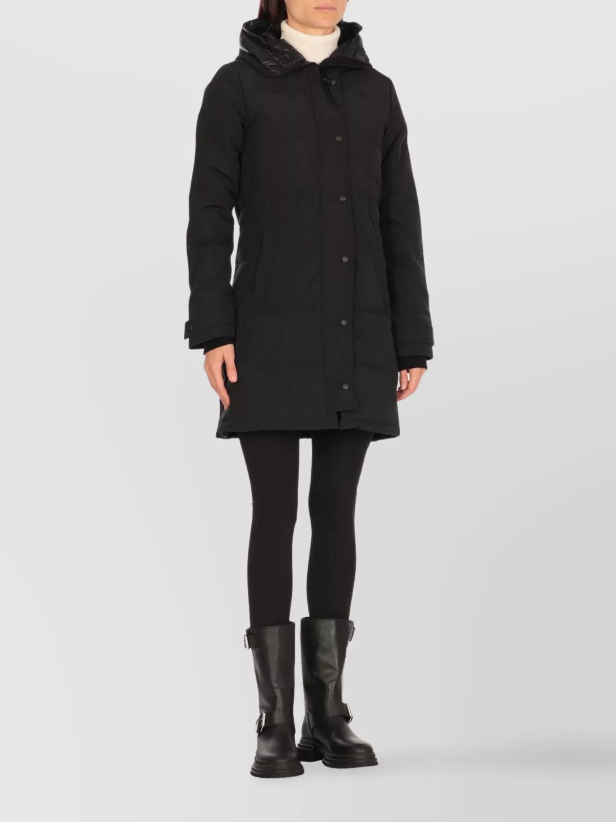 Canada Goose High Neck Hooded Down Jackets