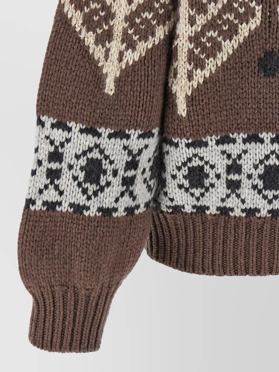 Brunello Cucinelli Cashmere Nordic Heritage Jumper