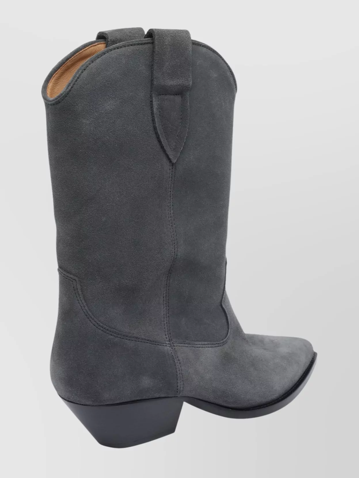 Isabel Marant Western Style Ankle Boots With Pull Tabs In Black